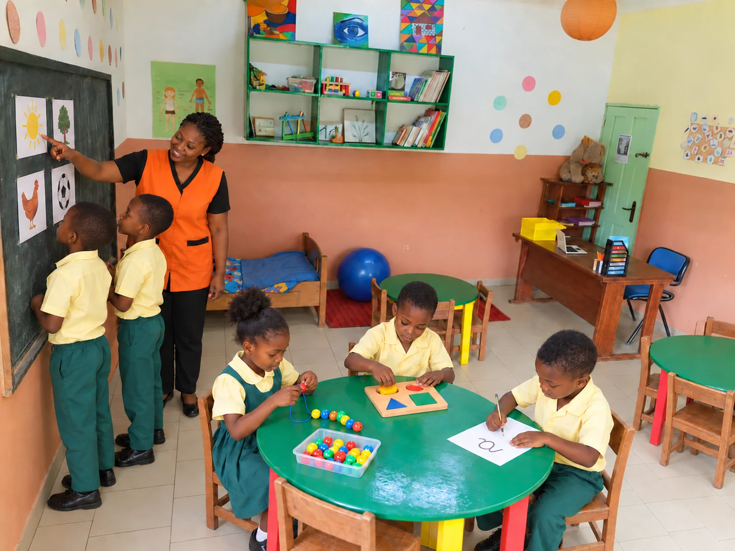 Activités en classe au Centre ELA