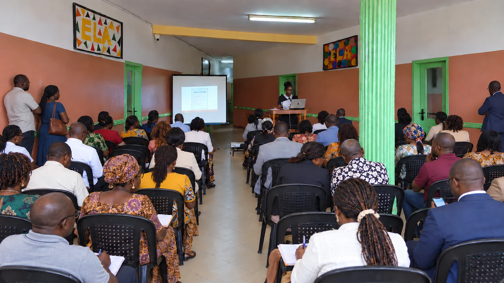 Session de formation au Centre ELA